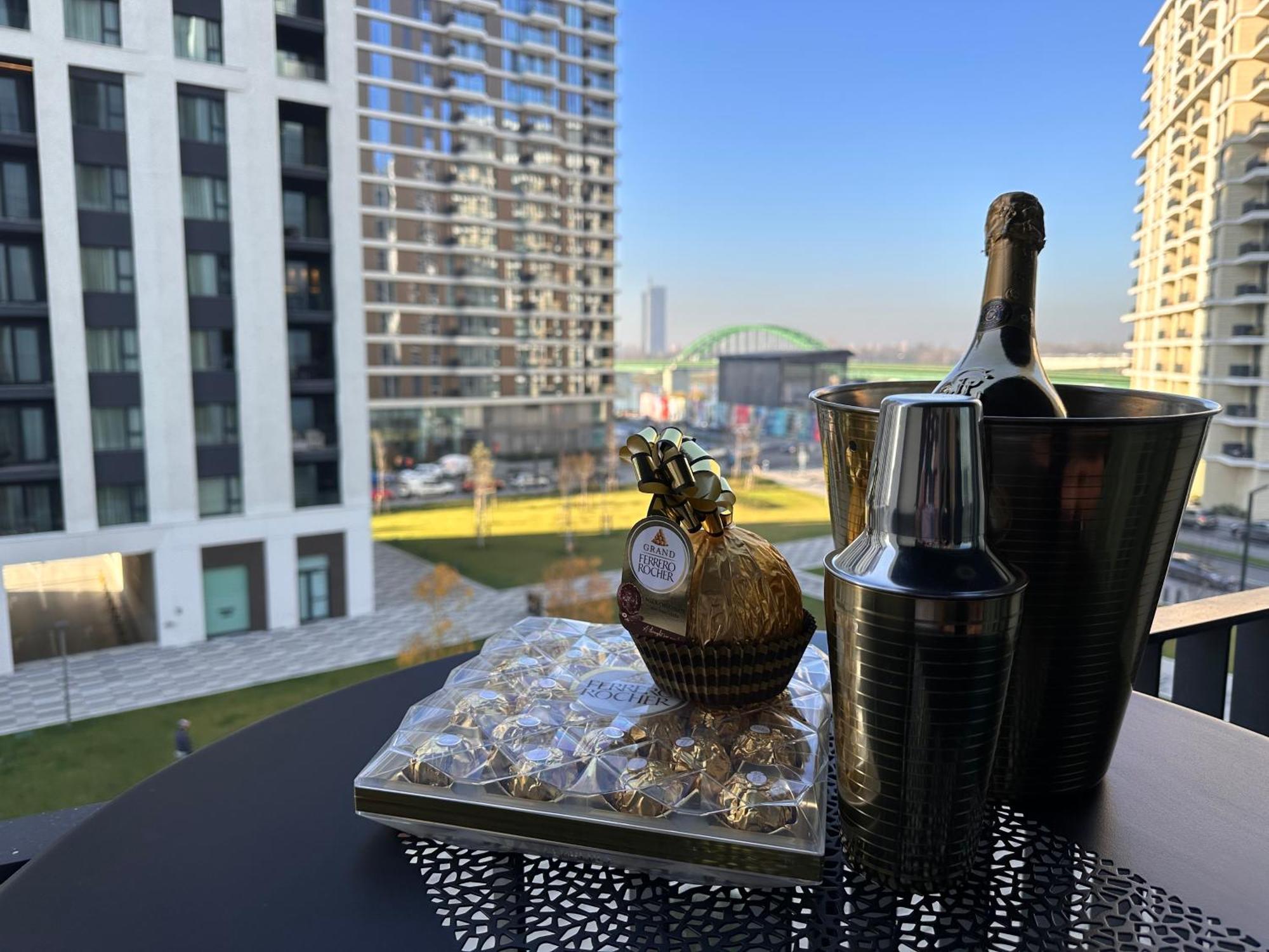 Beldorado Apartments - Belgrade Waterfront Royal Luxury Studio Buitenkant foto